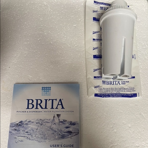 EUC Brita Water Filter, 1 Grand Clear Pitcher With Red Top & Grey Handle, 10 Cup - Picture 10 of 13